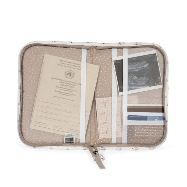 Protège carnet de santé Botton Fleurs