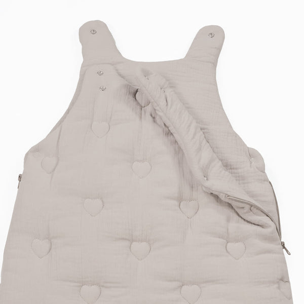 Gigoteuse Sintra Beige avec Cœurs Brodés