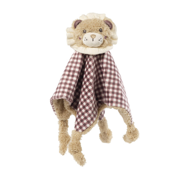 Doudou Lion Gala Cerise walking mum