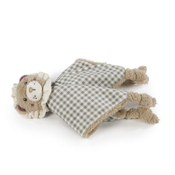 Doudou Lion Gala Mint walking mum