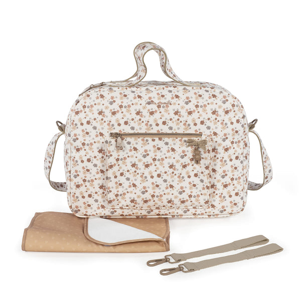 Sac à langer Somerset  – Sac de poussette en éco-cuir élégant avec tapis à langer inclus