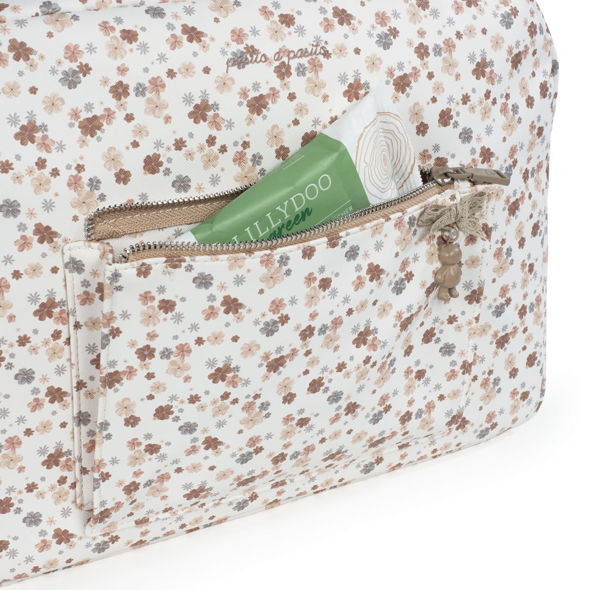 Sac à langer Somerset  – Sac de poussette en éco-cuir élégant avec tapis à langer inclus