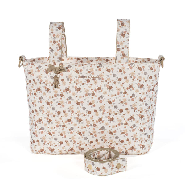 Sac à langer crossbody Somerset – en éco-cuir avec poches et pochette thermique