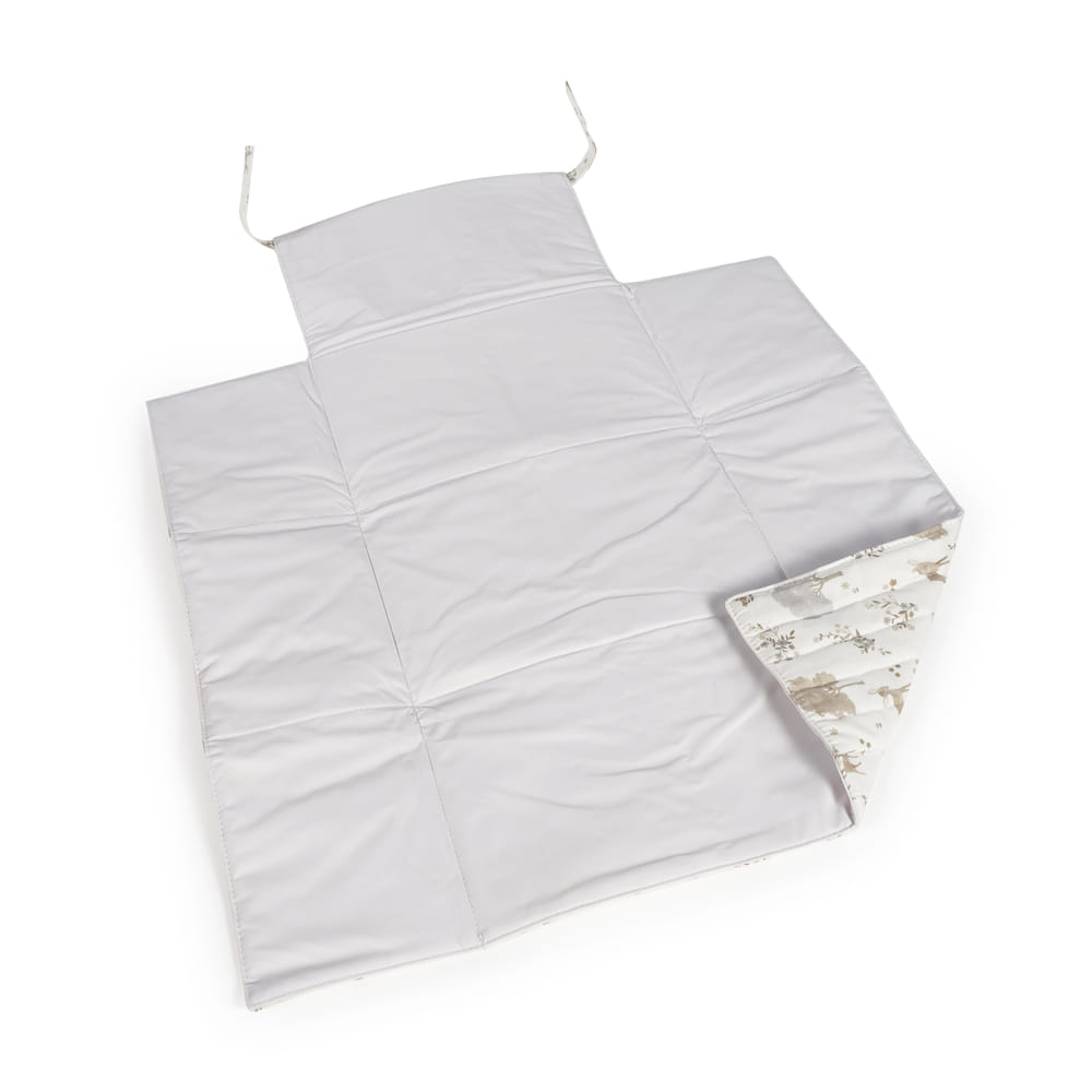 Tapis à langer Nara – Matelas à langer pliable 100% coton avec imprimé faons