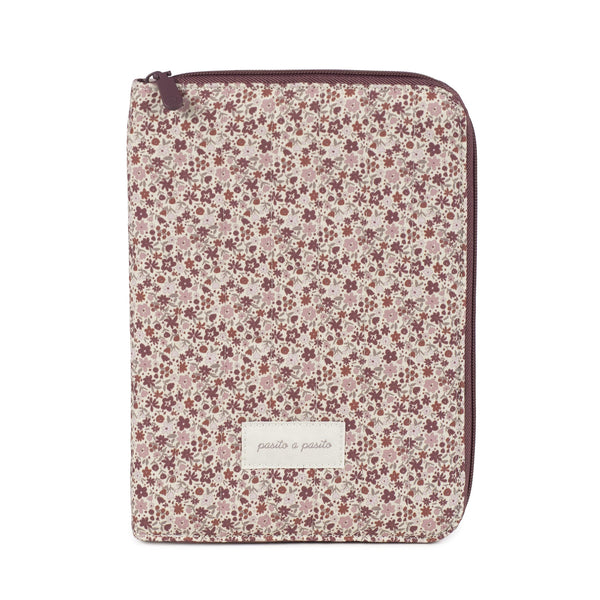 Protège Carnet de Santé Cherry Fleurs walking mum