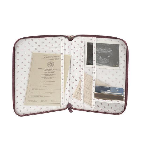 Protège Carnet de Santé Cherry Fleurs walking mum