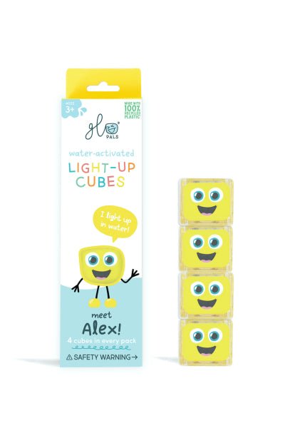 ALEX CUBES LUMINEUX JAUNE TIGER TRIBE