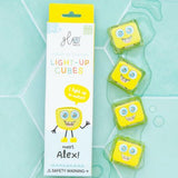 ALEX CUBES LUMINEUX JAUNE TIGER TRIBE