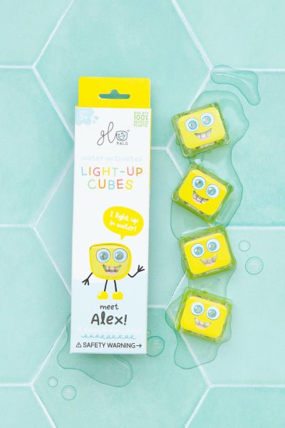 ALEX CUBES LUMINEUX JAUNE TIGER TRIBE