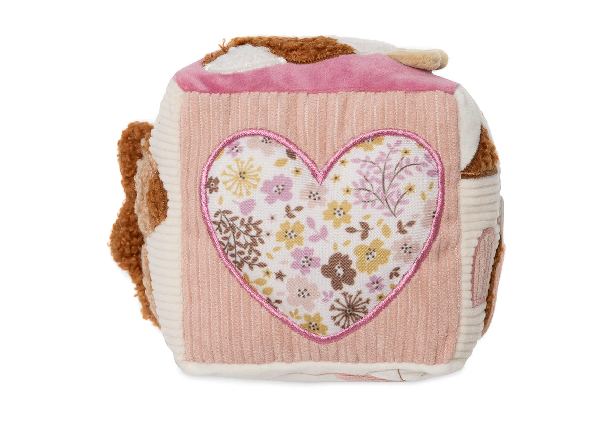 Cube d’activités Flower Fairies – Jeu sensoriel et éveil pour bébé