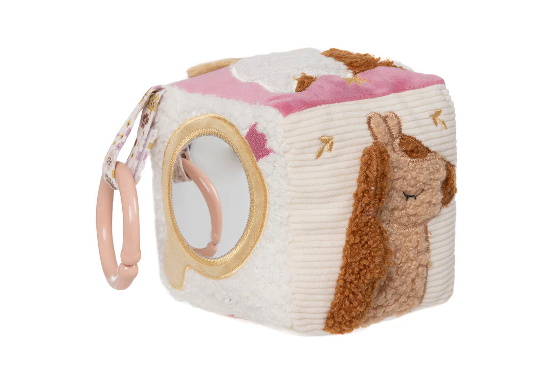 Cube d’activités Flower Fairies – Jeu sensoriel et éveil pour bébé