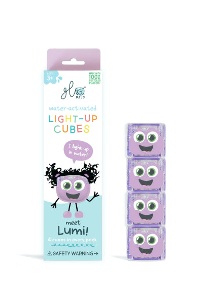 LILA CUBES LUMINEUX VIOLETS
