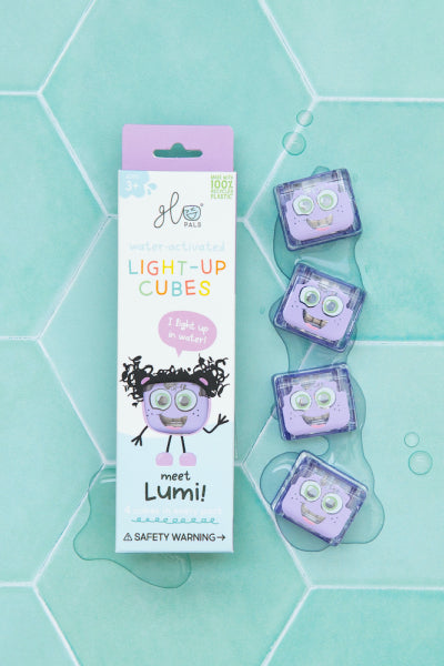 LILA CUBES LUMINEUX VIOLETS