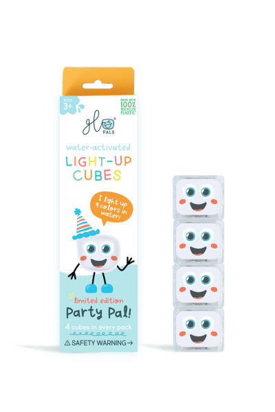 CUBES LUMINEUX BLANC MULTICOLORE GLO PALS
