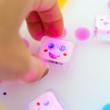 CUBES LUMINEUX BLANC MULTICOLORE GLO PALS