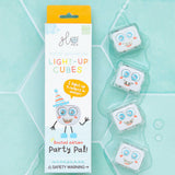 CUBES LUMINEUX BLANC MULTICOLORE GLO PALS