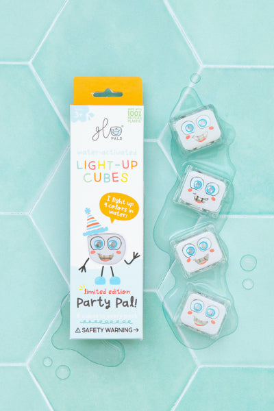CUBES LUMINEUX BLANC MULTICOLORE GLO PALS