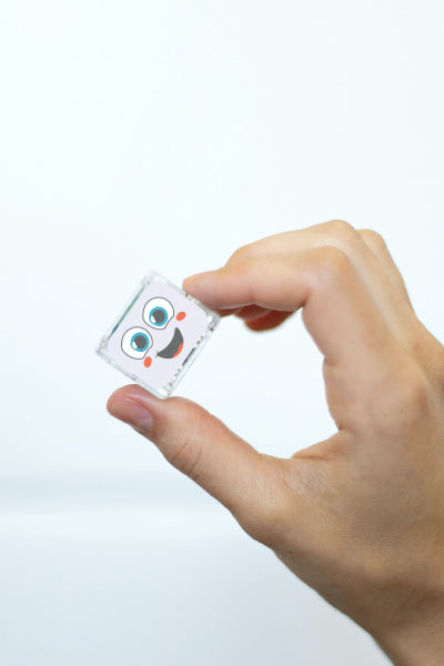 CUBES LUMINEUX BLANC MULTICOLORE GLO PALS