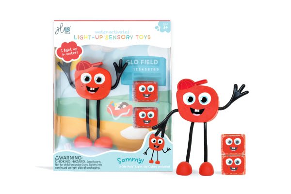 SAMMY PERSONNAGE LUMINEUX ROUGE - Petit coeur salé