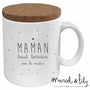 Mug Maman Tout Terrain – Céramique et couvercle en liège français