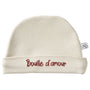 Bonnet Naissance “Bouille d'amour" Sable BB & CO