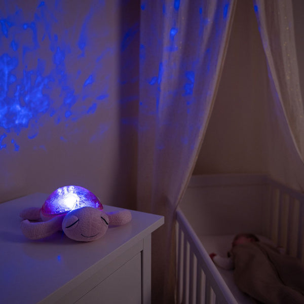 Veilleuse à projecteur Tranquil Turtle - Rose (Rechargeable)