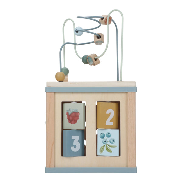 Cube d'activités en bois FSC - Forest Friends - Petit coeur salé