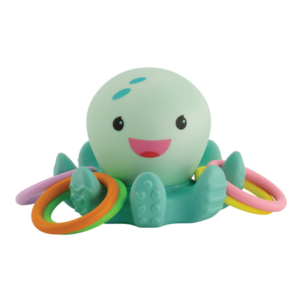 Pieuvre de bain lumineuse avec anneaux INFANTINO