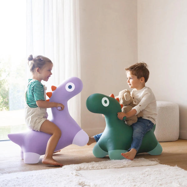 Hoppi rebondissant Dinosaure Lavande