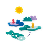 Puzzle friends dans la jungle jouet de bain QUUT