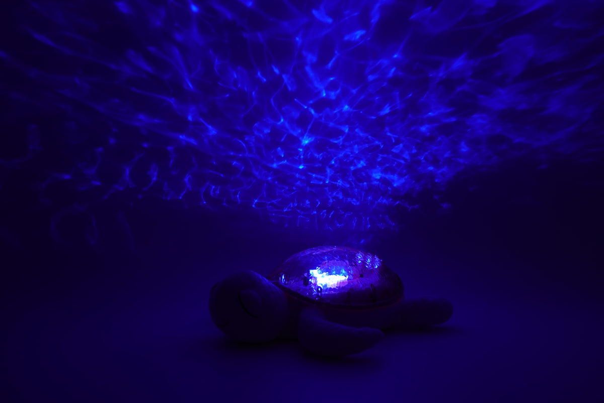 Veilleuse à projecteur Tranquil Turtle - Rose (Rechargeable)