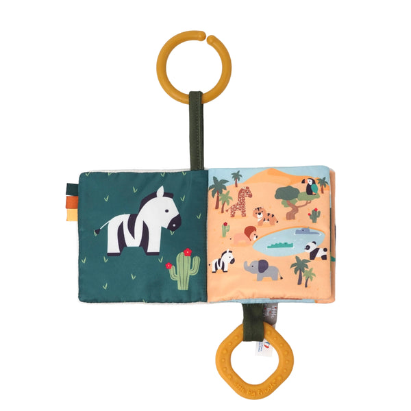 Livre Tissu Bébé – Jungle 🐒🌿