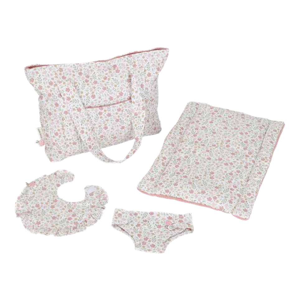 Sac à langer et accessoires pour poupée – Jeu d’imitation LITTLE DUTCH