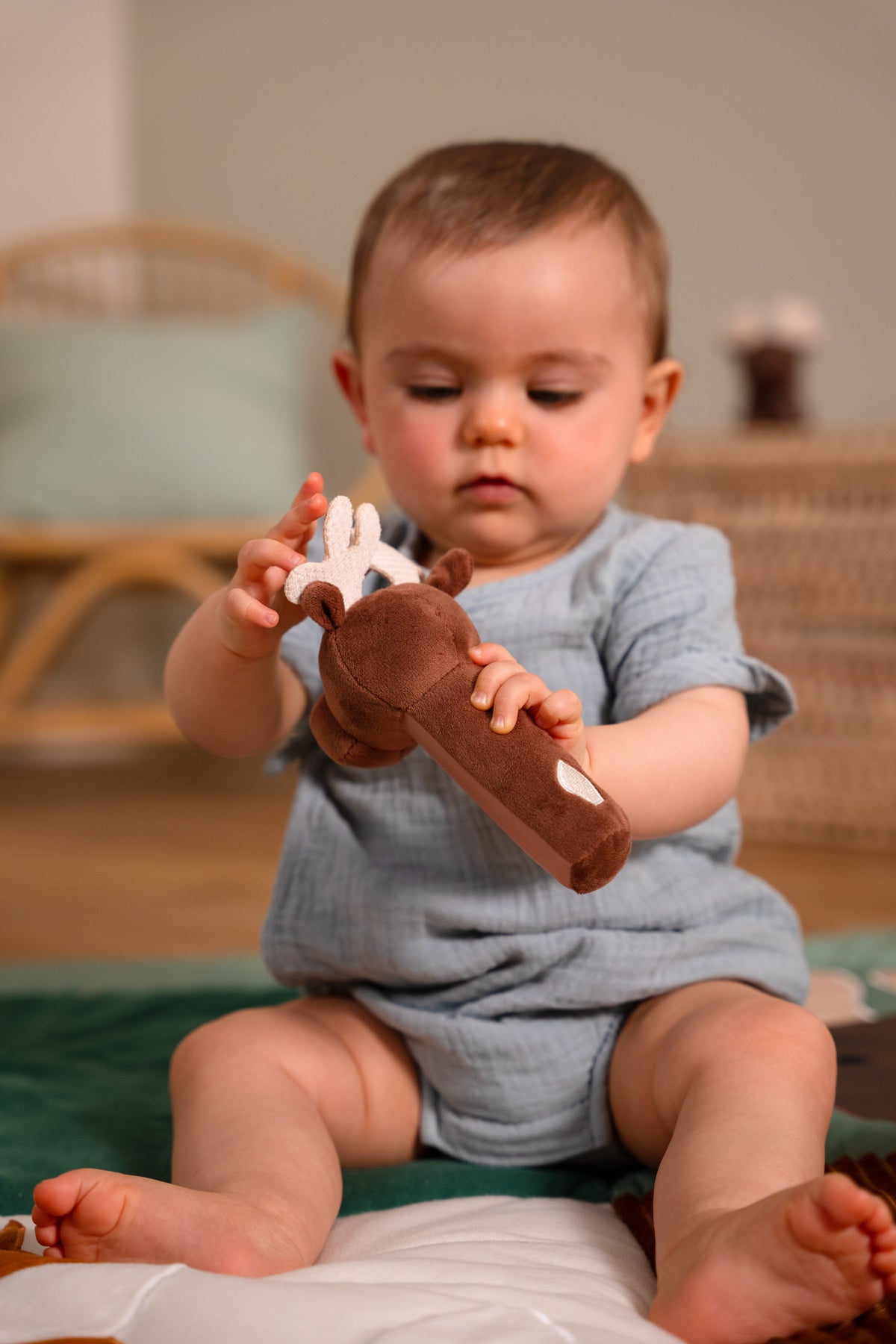 Hochet pouêt – Bruce l’Élan 🦌