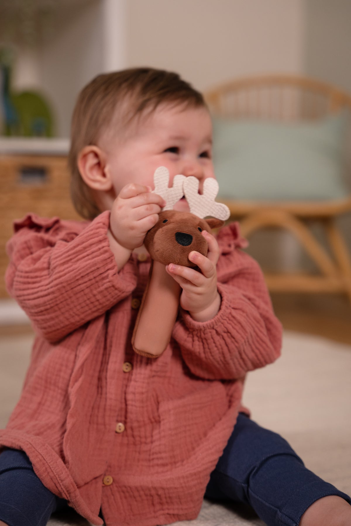 Hochet pouêt – Bruce l’Élan 🦌