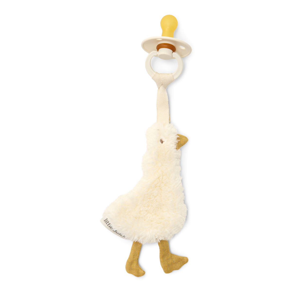 Attache-tétine en gaze de coton – Oie LITTLE DUTCH