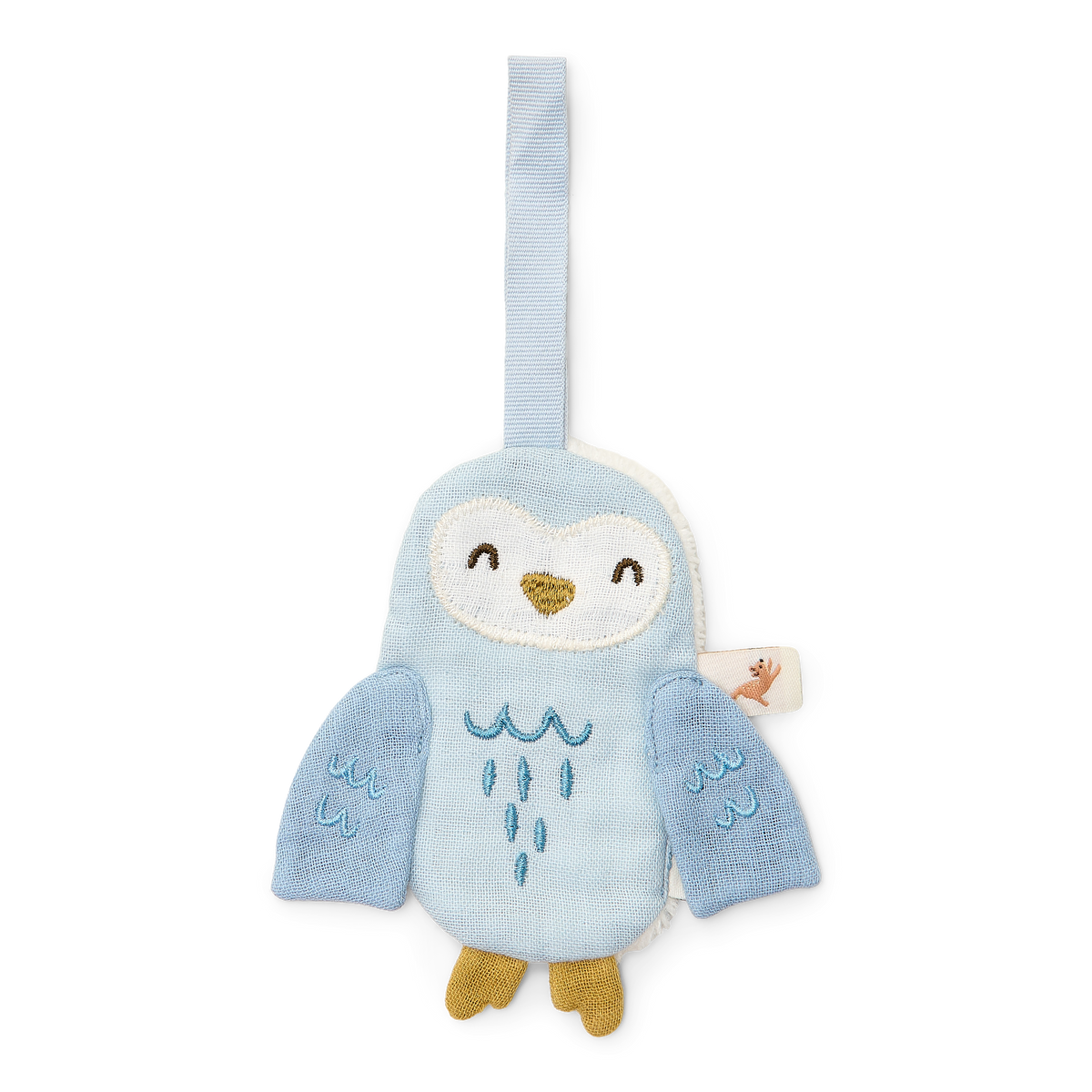 Attache-tétine en gaze de coton – Chouette LITTLE DUTCH
