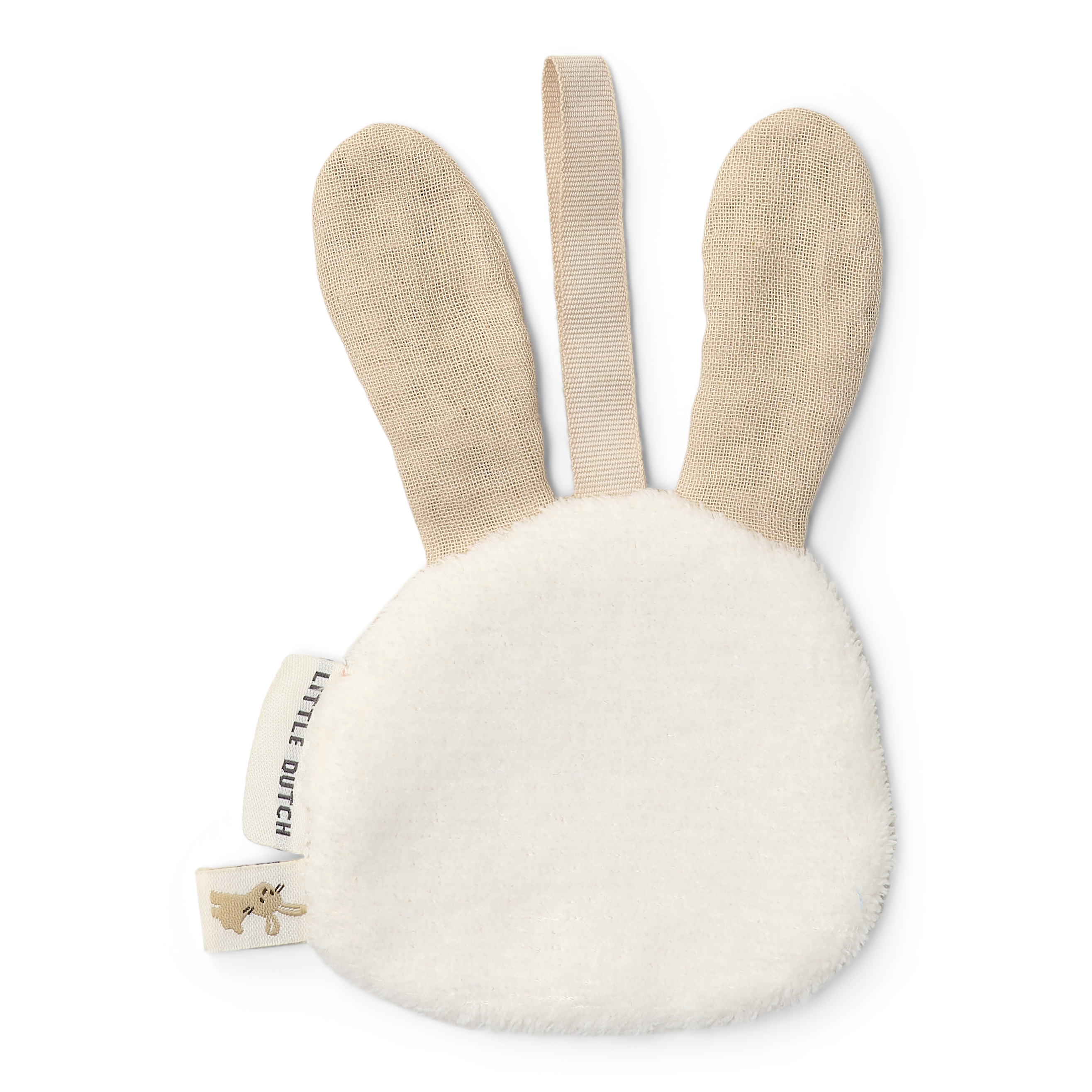 Attache-tétine en gaze de coton – Lapin LITTLE DUTCH