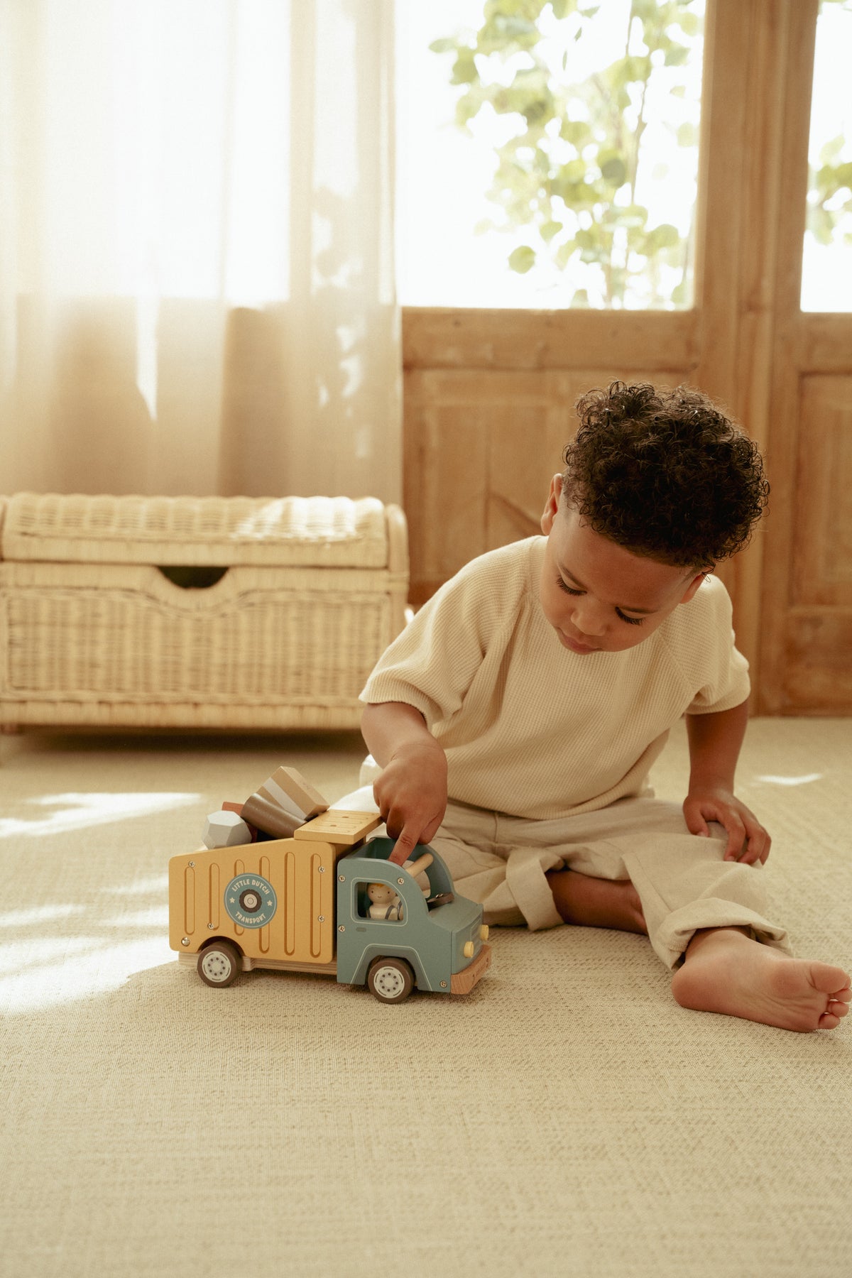 Camion-benne en Bois FSC – Jeu de Construction pour Enfant