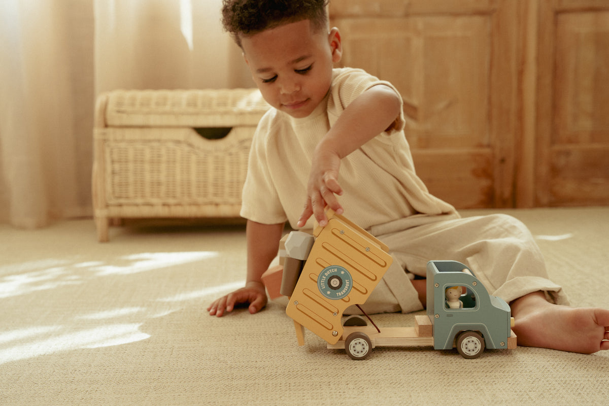 Camion-benne en Bois FSC – Jeu de Construction pour Enfant