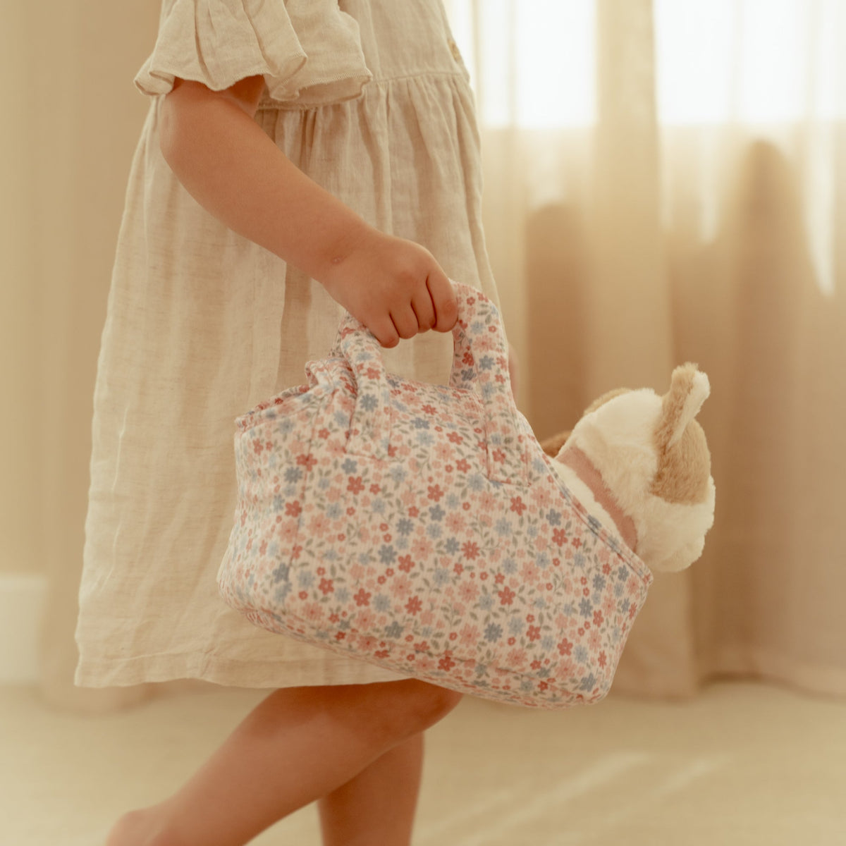 Peluche chat avec sac de transport – Marley LITTLE DUTCH