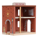 Caserne de pompiers en bois FSC – Jeu d’imitation LITTLE DUTCH