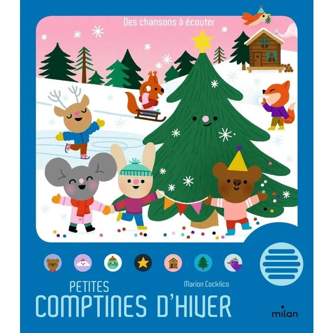 Petites Comptines d’Hiver – Livre sonore pour bébé dès 1 an MILAN