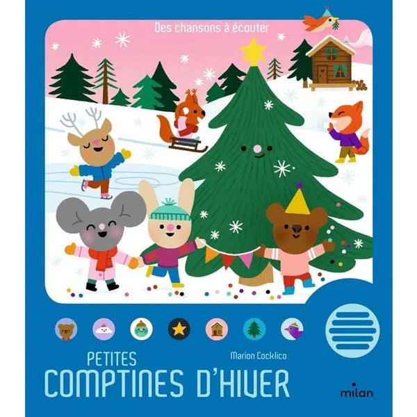 Petites Comptines d’Hiver – Livre sonore pour bébé dès 1 an MILAN