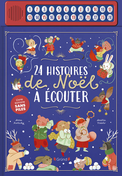 Livre sonore 24 Histoires de Noël à écouter – Gründ – Rechargeable USB-C 🎄 GRUND