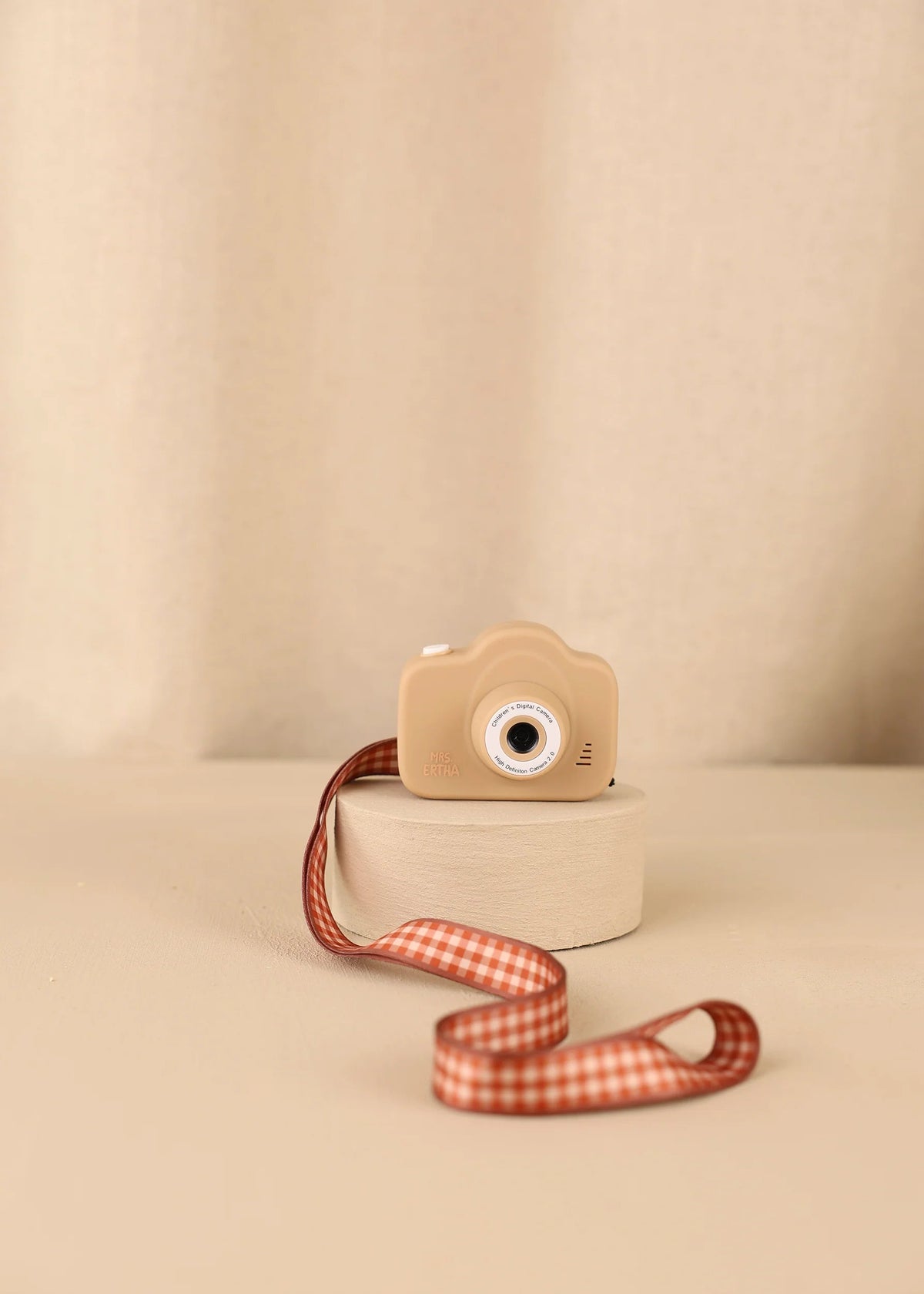Cam Cam - Appareil Photo Numérique Enfant - Carrés Vintage Arachide 📸 MRS ERTHA