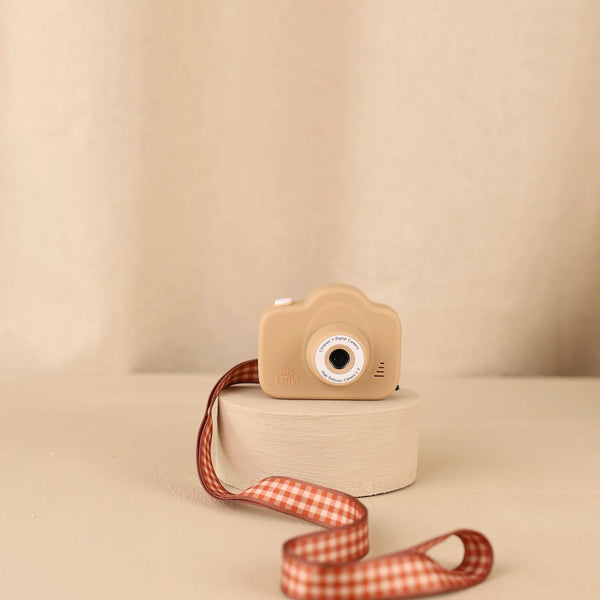 Cam Cam - Appareil Photo Numérique Enfant - Carrés Vintage Arachide 📸 MRS ERTHA