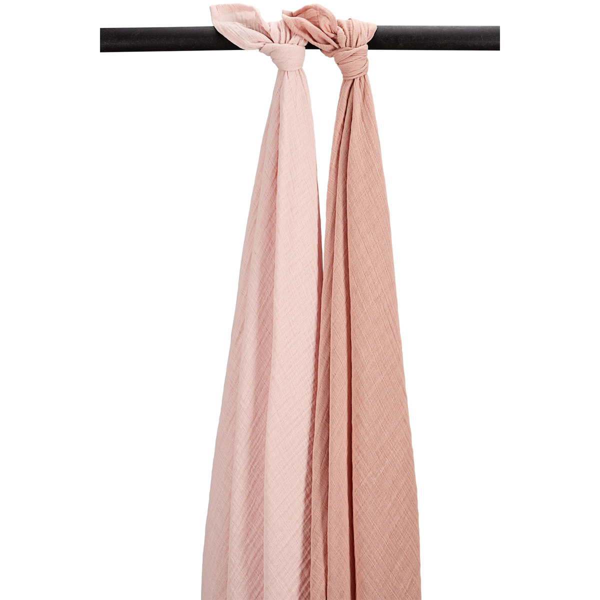Lot de 2 langes rose 120x120cm MEYCO BABY