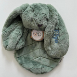Doudou plat lapin 30 cm –Sauge OB DESIGN