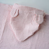 Poncho de bain rose poudré GMLB
